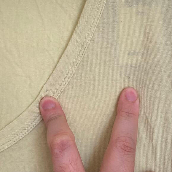 NWT American Eagle Outfitters Soft & Sexy V-Neck Short Sleeve Tee in Green - Picture 6 of 6